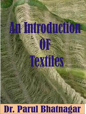cover image of Introduction to Textiles